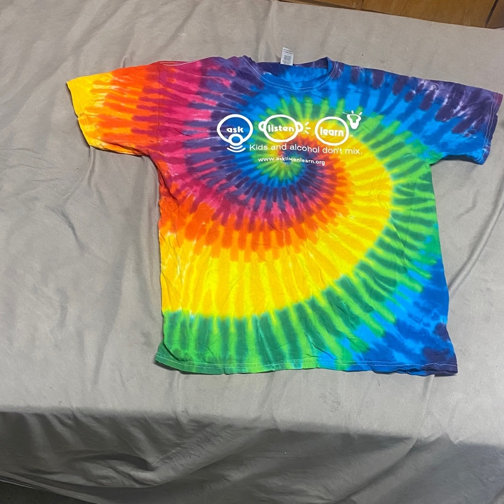 Gildan Kids Rainbow Tie-Dye Shirt